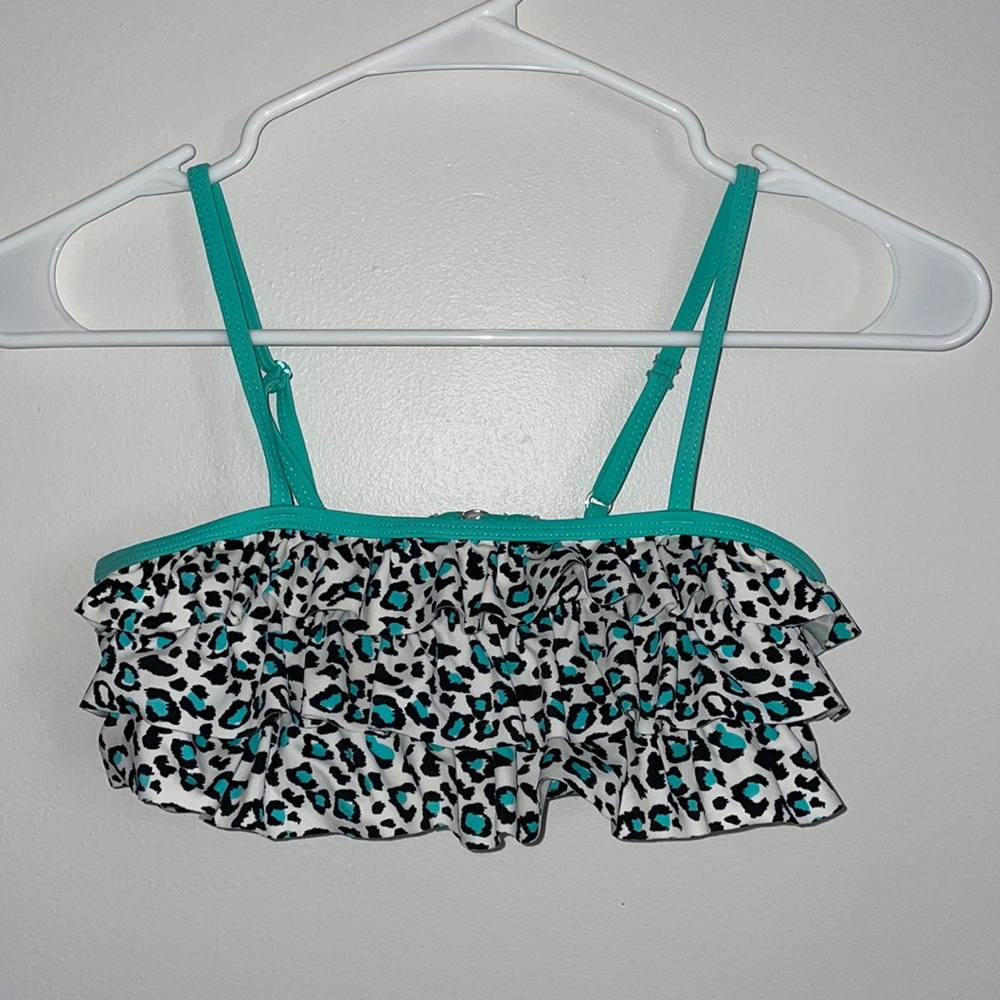 Girls ruffle bikini top